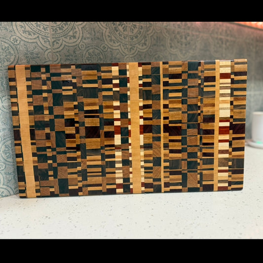 Chaos End-Grain Cutting Board