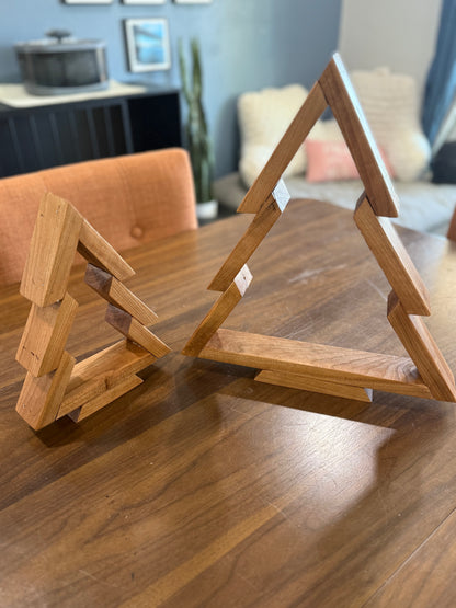 Handcrafted Cherry Christmas Trees