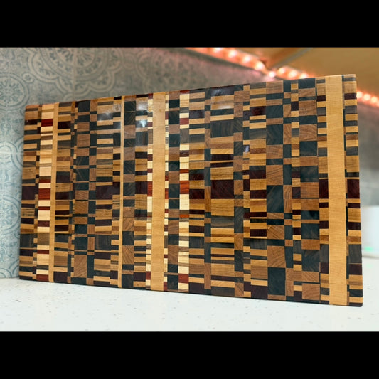 Chaos End-Grain Cutting Board