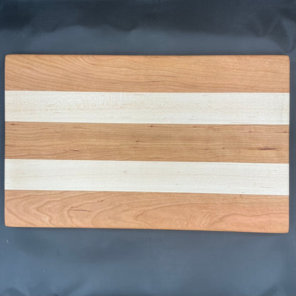 Cherry and Maple 17x10.5x1”